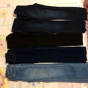 Girls Children’s Place skinny jeans - 5 pair